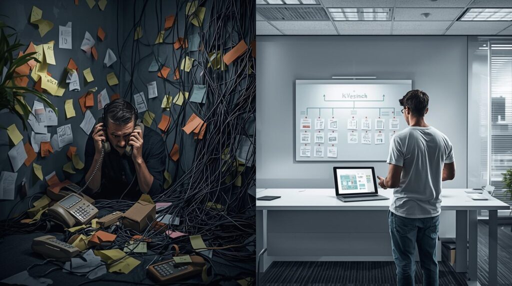 ejemplo de organigrama pyme y estructura organizacional